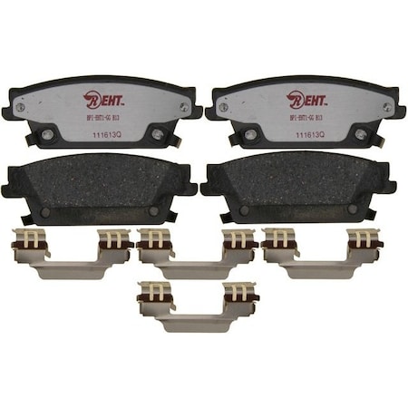 R/M Brakes BRAKE PADS OEM OE Replacement Hybrid Technology Includes Mounting Hardware EHT1020H